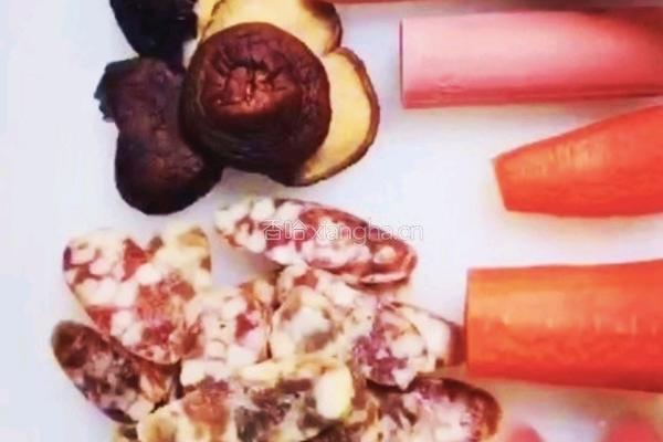 电饭锅四宝焗饭的做法图解2