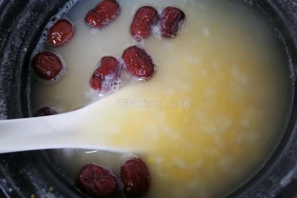 玉米渣粥的做法图解8