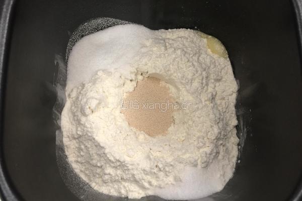 香葱肉松手撕吐司的做法图解1