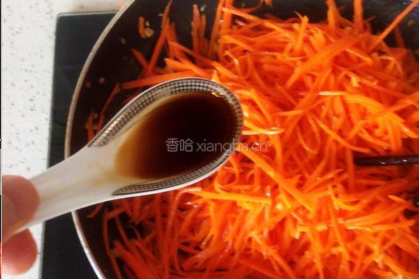 蒜蓉胡萝卜丝的做法图解10