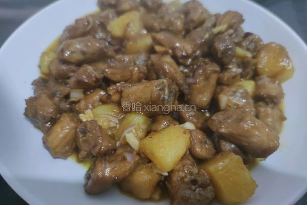 土豆炖鸡脖的做法图解6