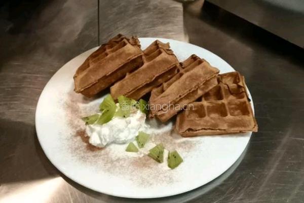 提拉米苏核桃华夫饼的做法图解9