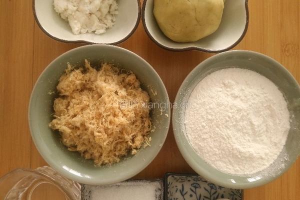 金丝肉松饼的做法图解1
