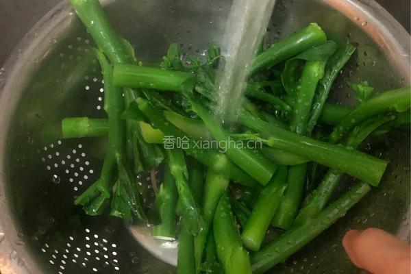 姜汁芥蓝(正宗粤式家常简易版)的做法图解3
