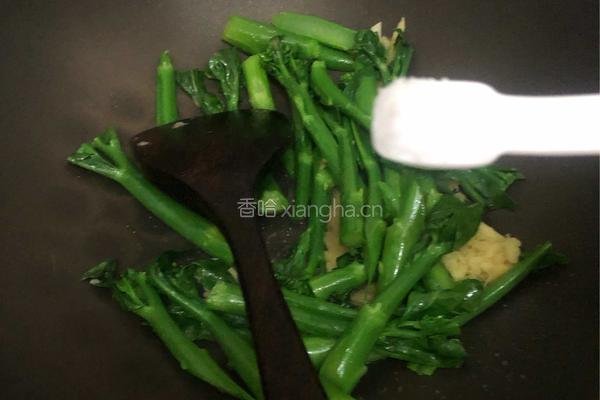 姜汁芥蓝(正宗粤式家常简易版)的做法图解9