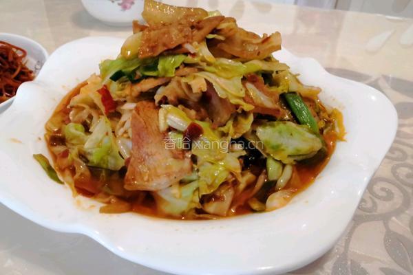 莲白回锅肉的做法图解8