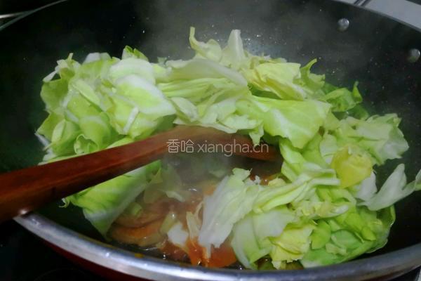 莲白回锅肉的做法图解7