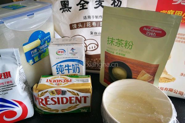 黑麦抹茶麻薯软欧的做法图解4