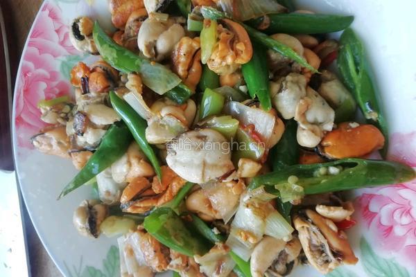 辣炒海虹的做法图解5