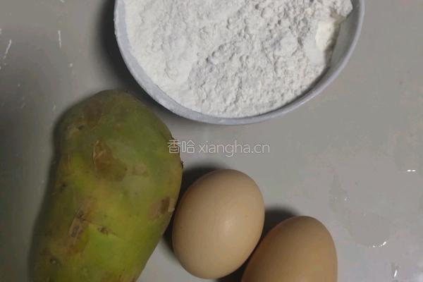 土豆鸡蛋饼的做法图解1