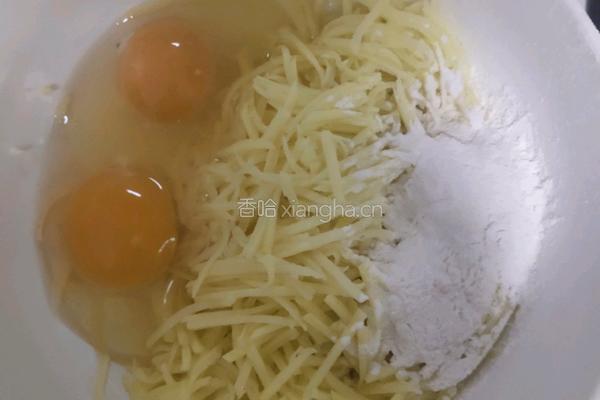 土豆鸡蛋饼的做法图解2