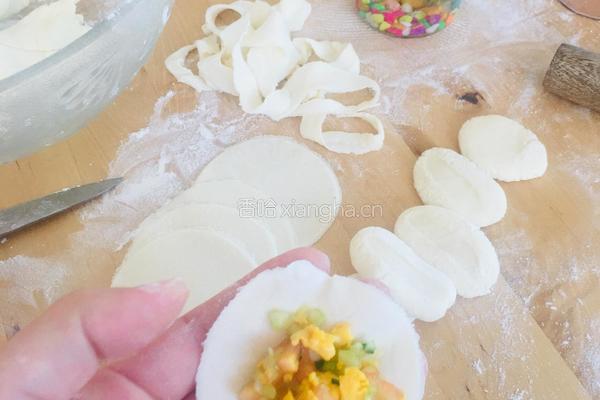 三彩翡翠餃子?的做法图解12
