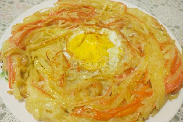 鸟巢饼的做法图解13