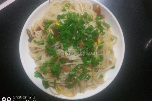 川味炒米线的做法图解5