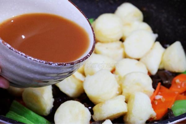 家常炒鸡蛋豆腐便当的做法图解10