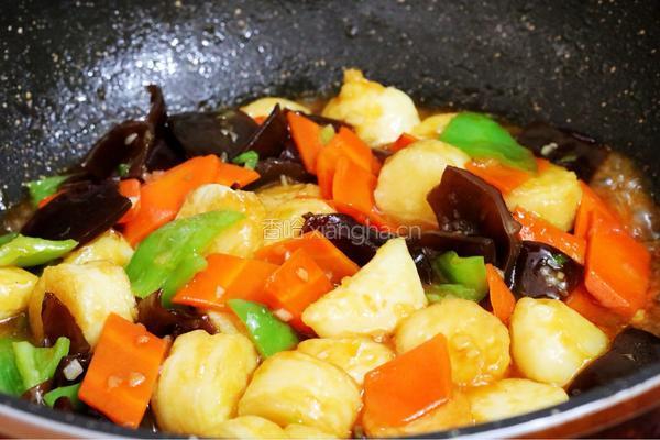 家常炒鸡蛋豆腐便当的做法图解11