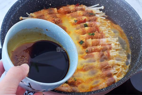 金针菇肥牛卷便当的做法图解12