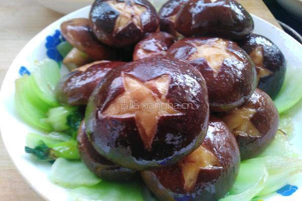 香菇油菜的做法图解4