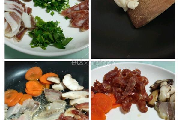 腊肠煲仔饭的做法图解5