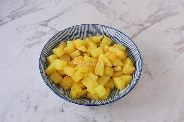 黑椒土豆鸡丁便当的做法图解5
