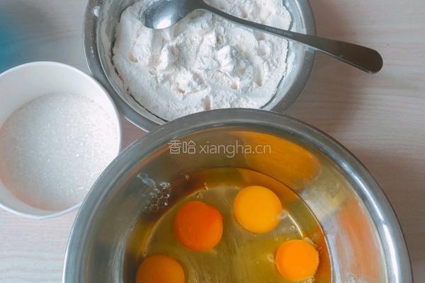 法式全蛋海绵蛋糕的做法图解1