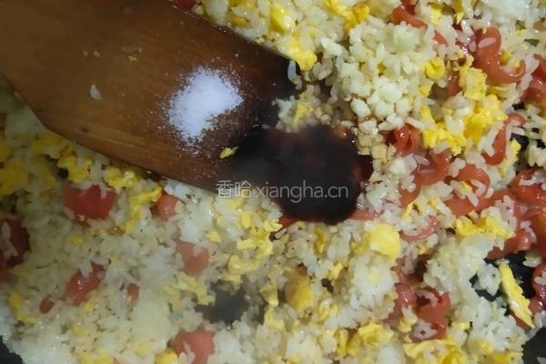 鸡蛋炒饭的做法图解6