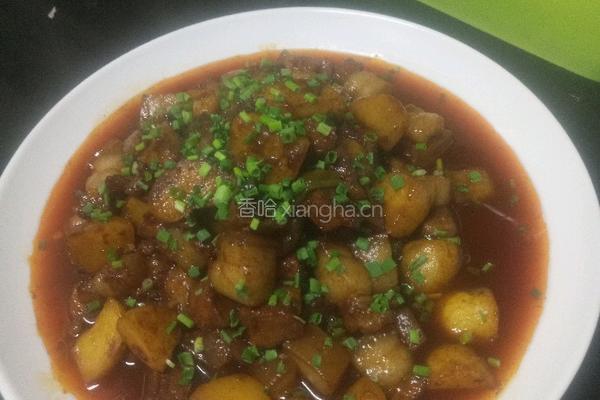 土豆红烧肉的做法图解5