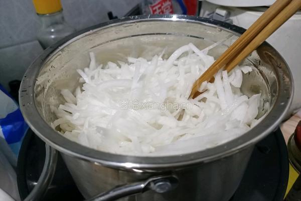 萝卜丝饼的做法图解3