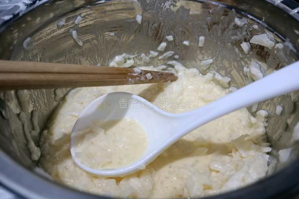萝卜丝饼的做法图解4