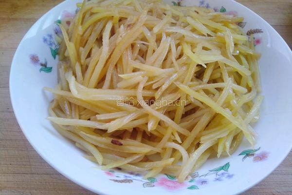 醋溜土豆丝的做法图解4