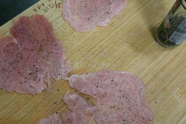 原味快手炸猪排的做法图解3