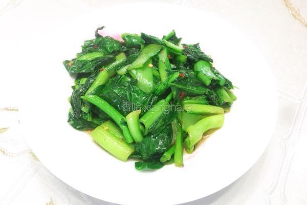 炒青菜的做法图解6
