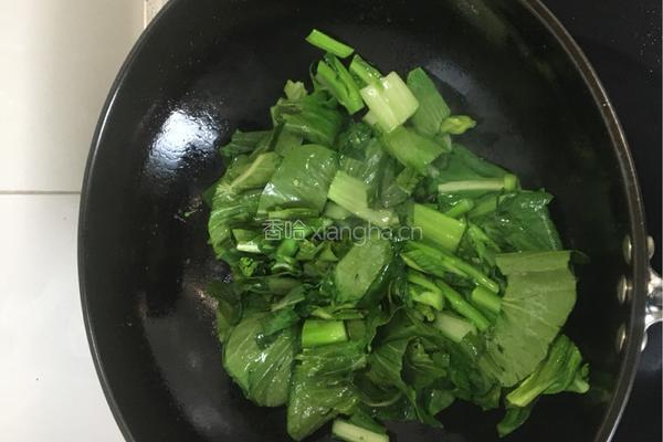 炒青菜的做法图解4