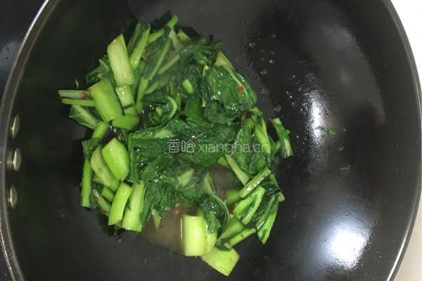 炒青菜的做法图解5