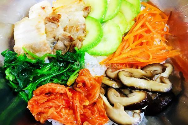 韩式拌饭的做法图解8