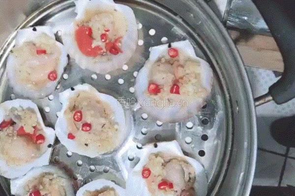 芙蓉粉丝扇贝的做法图解6