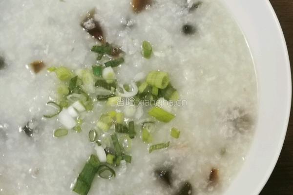 皮蛋瘦肉粥的做法图解7