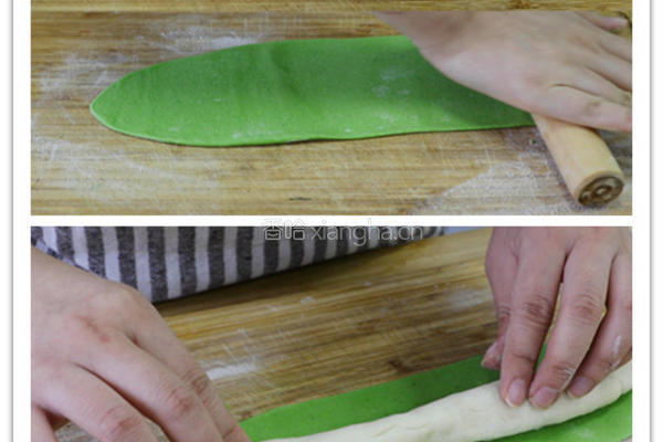 百菜不如白菜，白菜又名百财！做一盘翠绿欲滴的翡翠白菜饺吧！的做法图解7