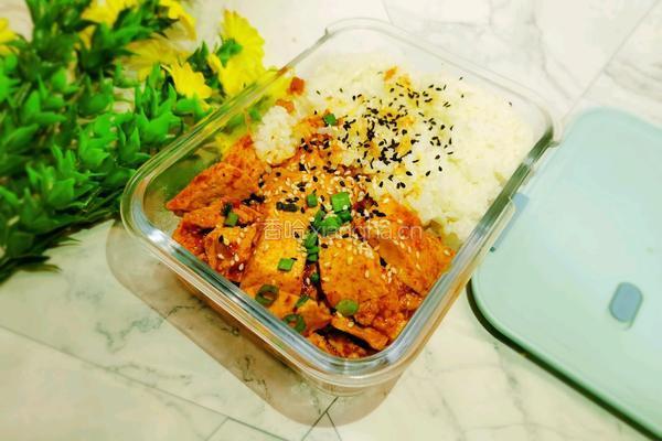 香辣豆腐便当的做法图解17