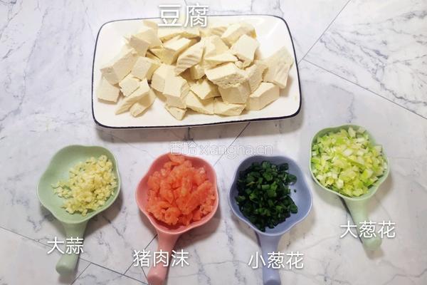 香辣豆腐便当的做法图解1