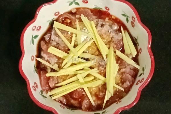 牛肉荷兰豆便当的做法图解2