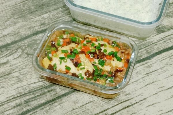 肉沫豆腐便当的做法图解10
