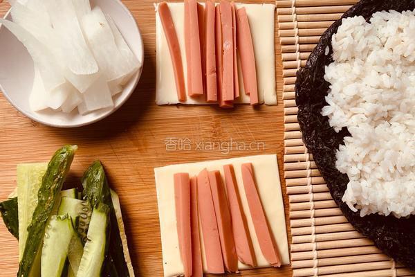 日式荞麦冷面与芝士寿司爱心便当的做法图解6