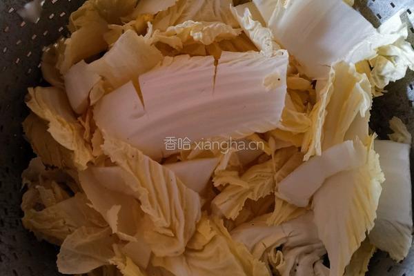 大白菜烧圆子的做法图解3