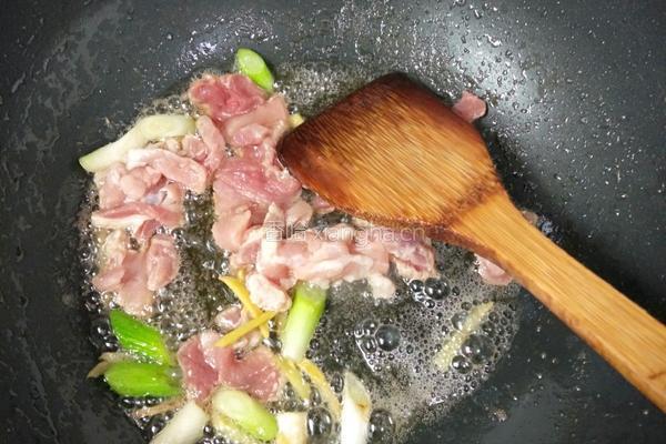 菜花炒肉便当的做法图解4