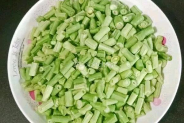 豆角肉沫便当的做法图解4