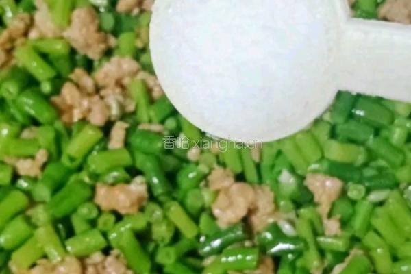 豆角肉沫便当的做法图解10