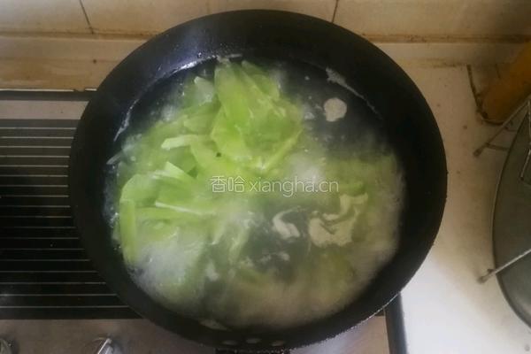 莴苣青椒炒肉丝的做法图解3