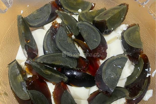 家常皮蛋豆腐的做法图解5