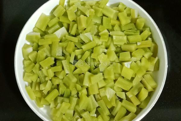 贡菜肉沫便当的做法图解2